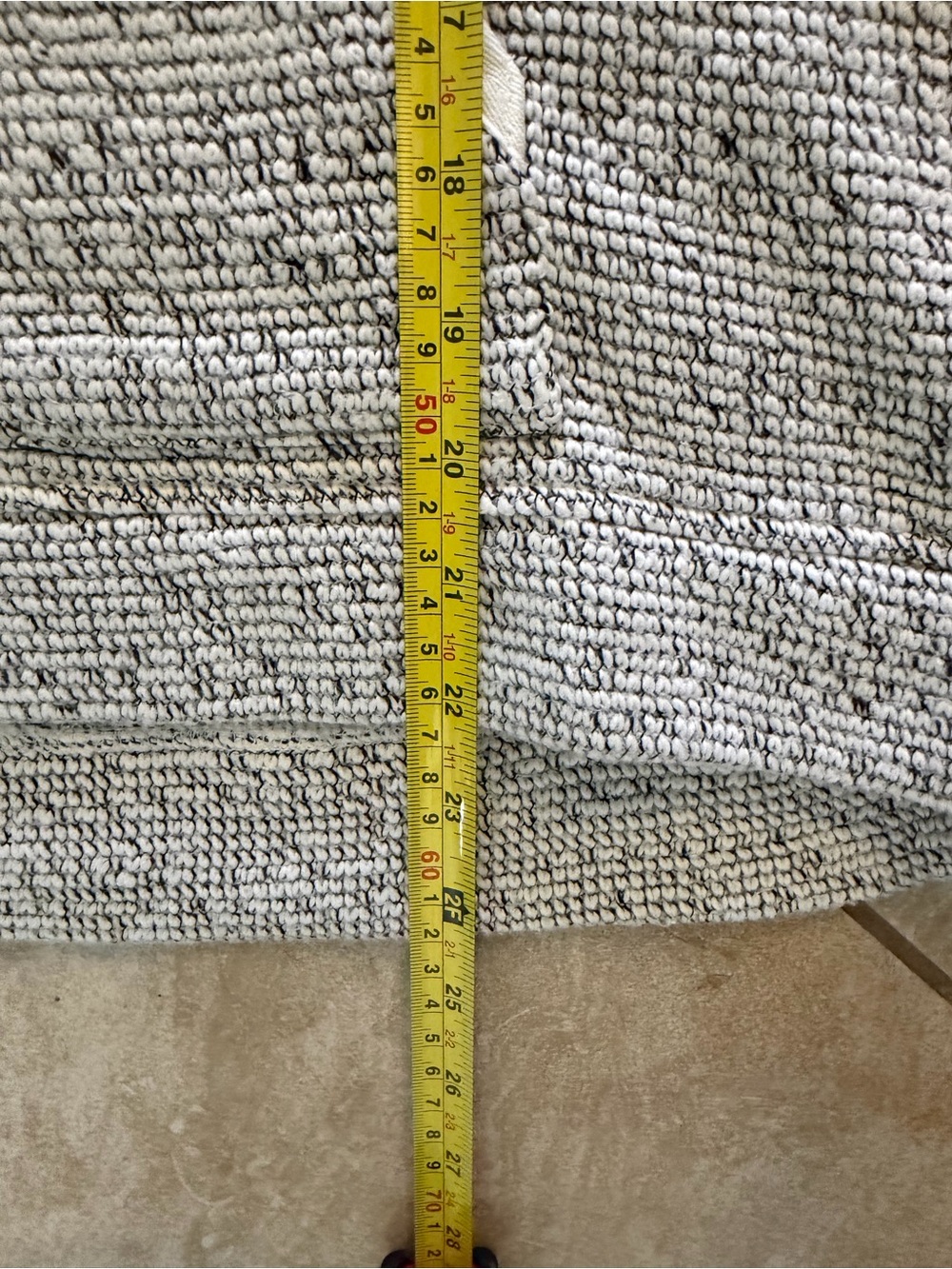 Lou & Grey Marled Light Gray Hooded Pullover with Drawstrings - Picture 10 of 10